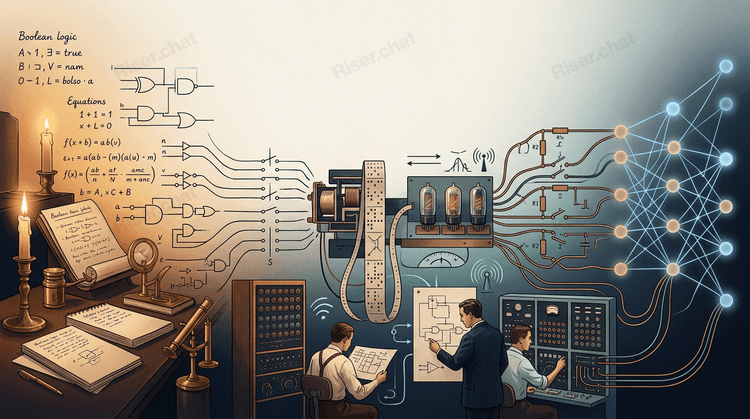 History of artificial intelligence from mathematical logic and cybernetics to neural networks